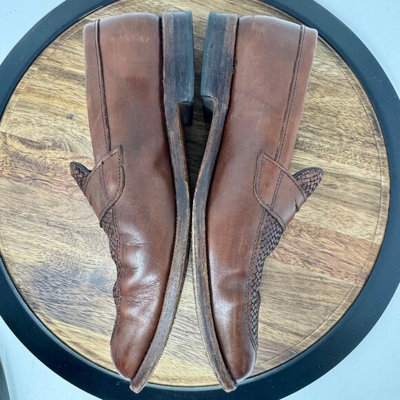Allen Edmonds Lake Bluff Penny Loafers Brown Weave Men's Size 10 D - Picture 6 of 12